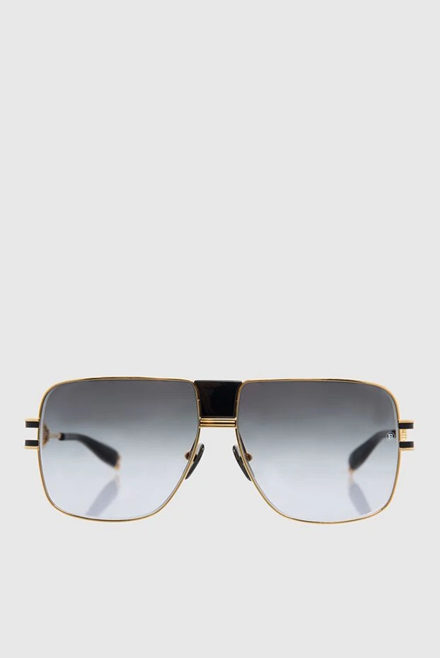 Balmain чоловічі окуляри для захисту від сонця з металу та пластику жовті чоловічі купити фото з цінами 165795 - фото 1