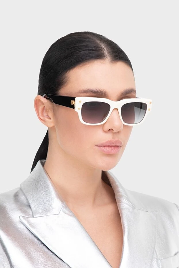 Balmain woman white plastic and metal glasses for women buy with prices and photos 165798 - photo 2