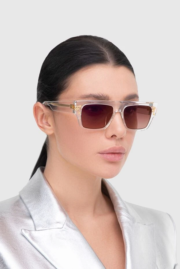 Balmain woman yellow plastic and metal glasses for women buy with prices and photos 165799 - photo 2