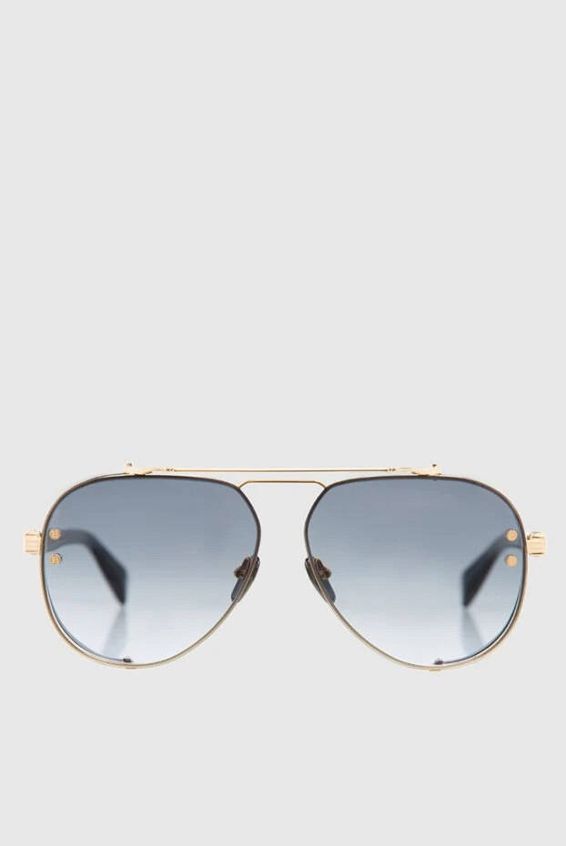 Balmain чоловічі окуляри для захисту від сонця з металу та пластику жовті чоловічі купити фото з цінами 165800 - фото 1
