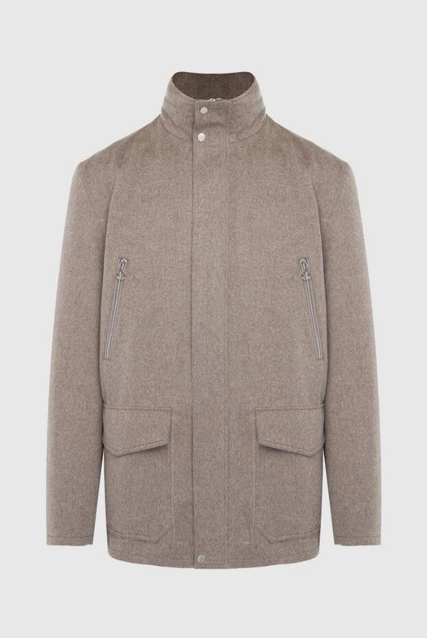 Seraphin мужские куртка на меху из кашемира бежевая мужская купить с ценами и фото 165971 - фото 1