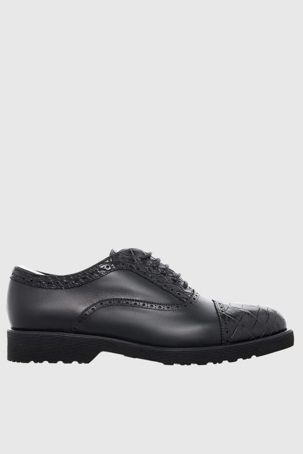 Tardini shoes for men from alligator leather black 166001 - photo 1