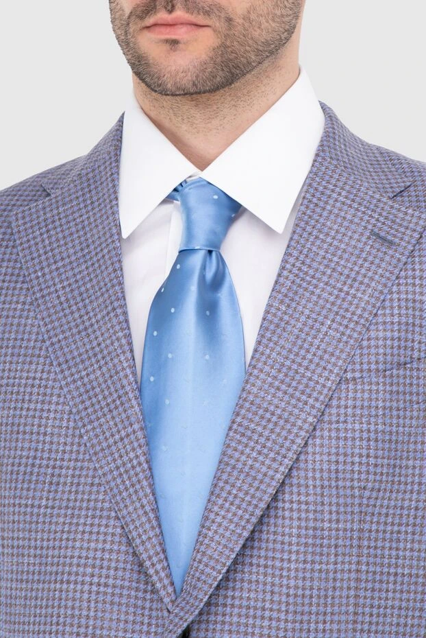 Stefano Ricci silk tie blue for men 166036 - photo 2