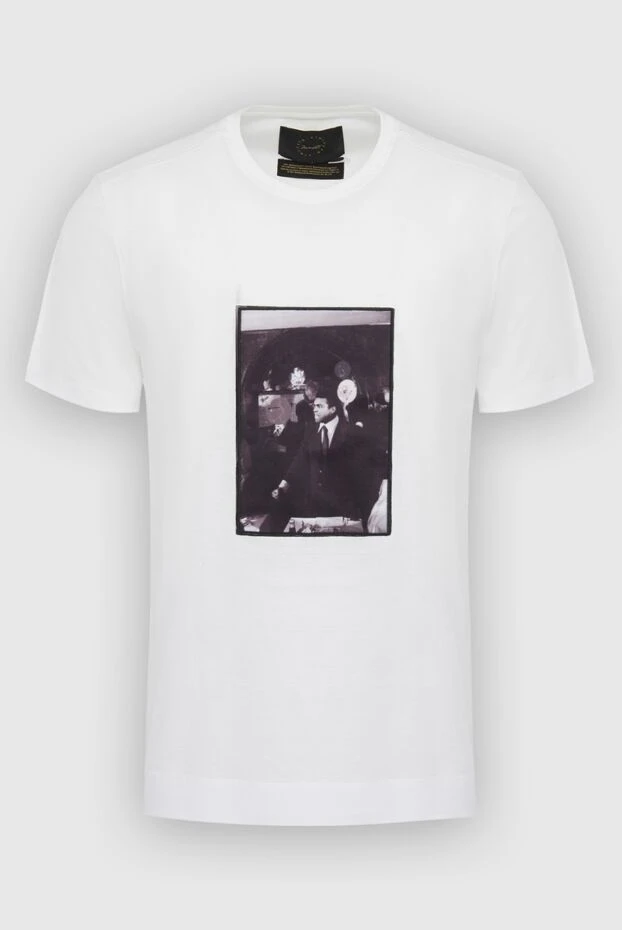 Limitato мужские футболка из хлопка белая мужская купить с ценами и фото 166075 - фото 1