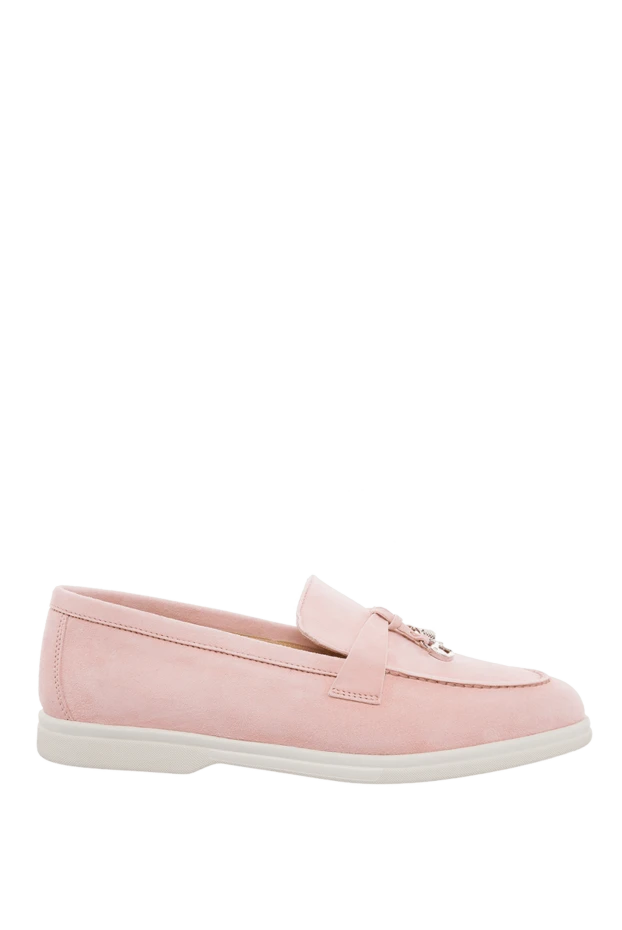 Cesare di Napoli woman pink nubuck loafers for women buy with prices and photos 166101 - photo 1