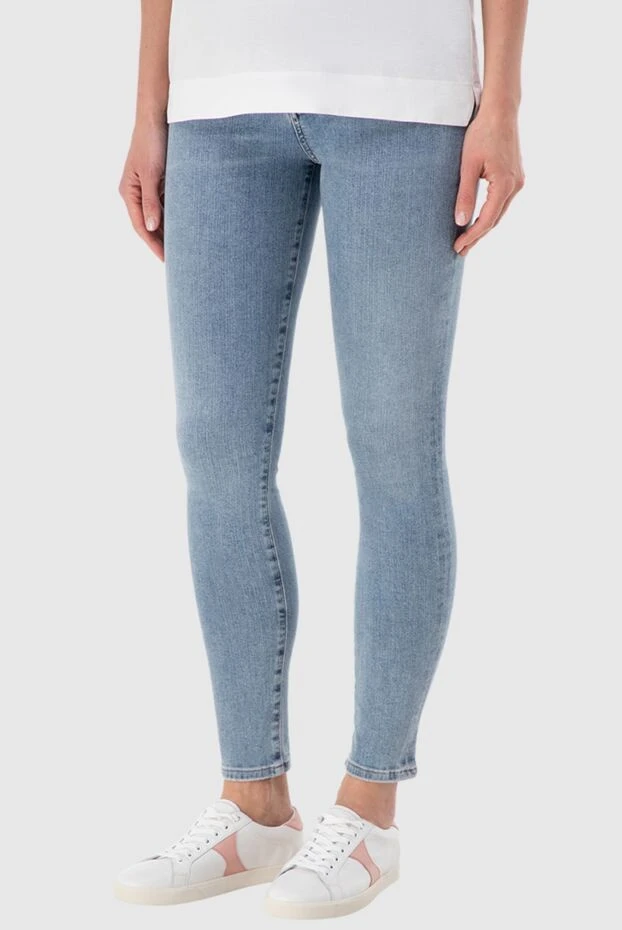 Citizens of Humanity женские джинсы из хлопка голубые женские купить с ценами и фото 166111 - фото 2