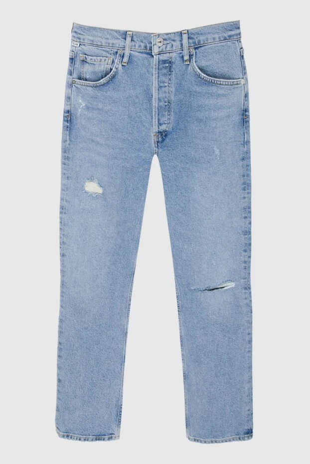 Citizens of Humanity женские джинсы из хлопка голубые женские купить с ценами и фото 166112 - фото 1