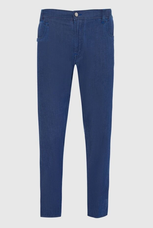 Scissor Scriptor мужские джинсы из хлопка и полиуретана синие мужские купить с ценами и фото 166140 - фото 1