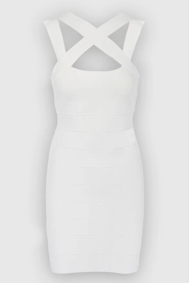 Herve Leger женские платье белое женское купить с ценами и фото 166175 - фото 1