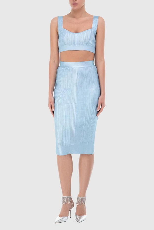 Herve Leger woman women's blue suit with skirt buy with prices and photos 166179 - photo 2