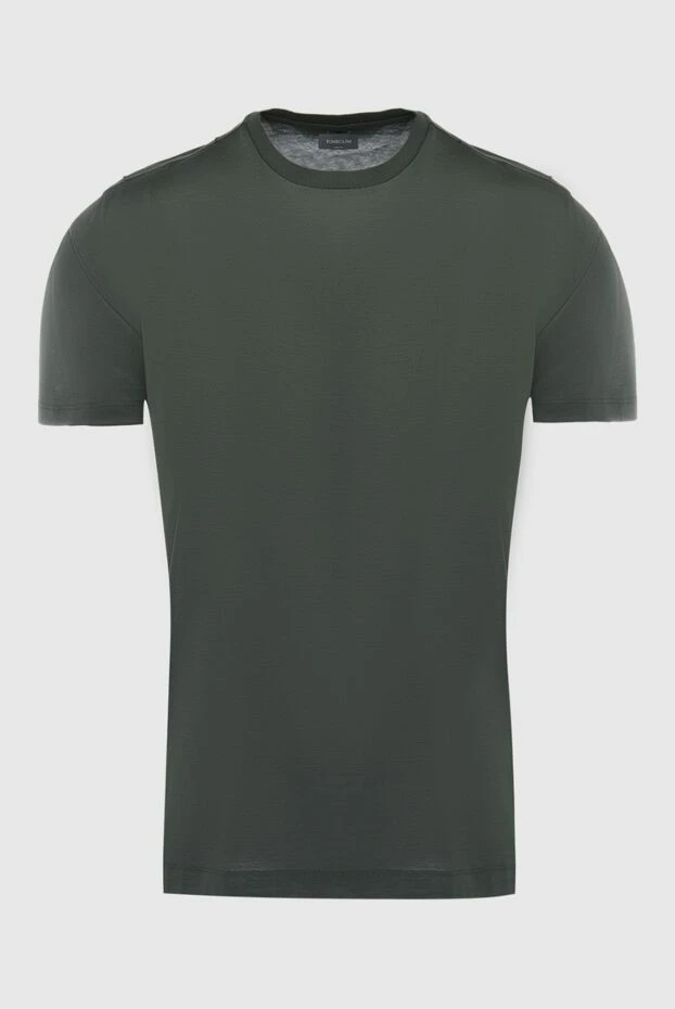 Tombolini green cotton t-shirt for men 166182 - photo 1