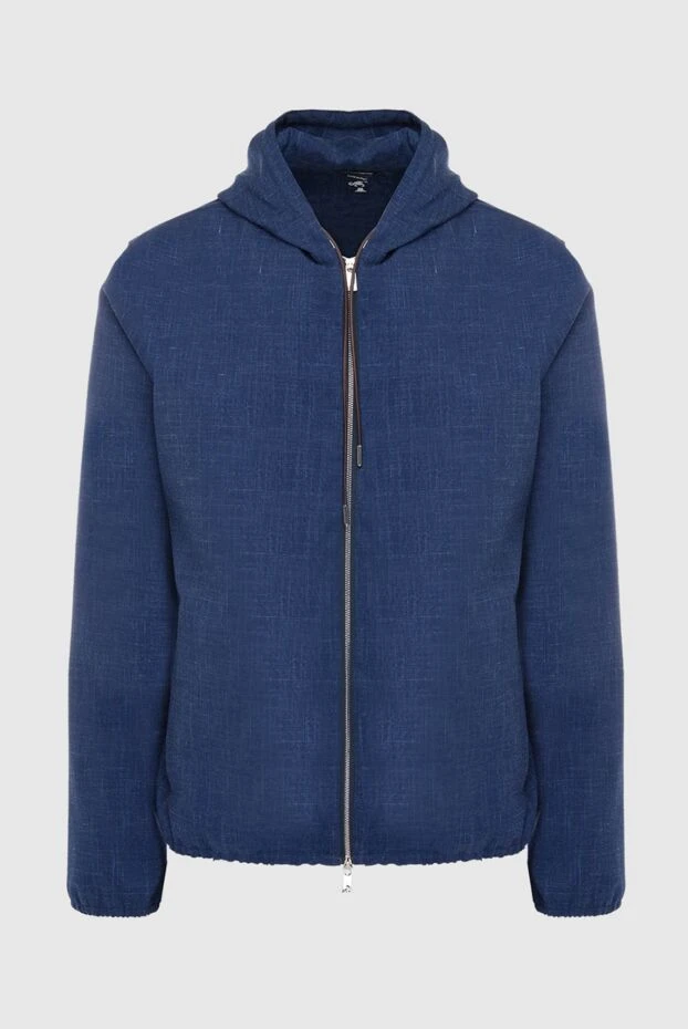 Tombolini man men's sports jacket made of wool and linen, blue buy with prices and photos 166195 - photo 1