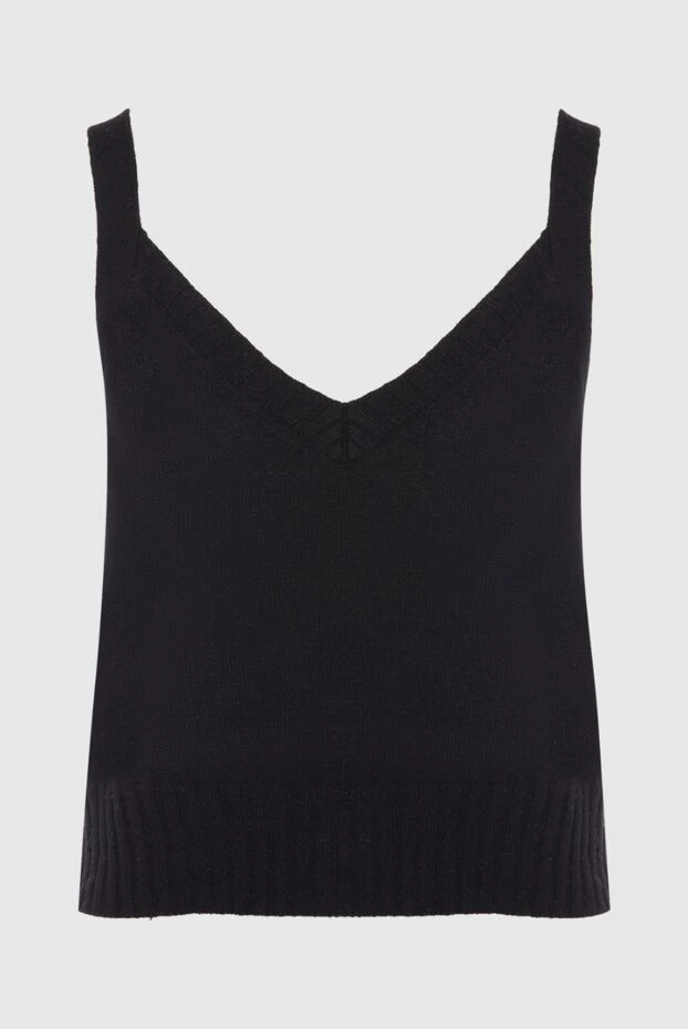P.A.R.O.S.H. woman black cashmere top for women buy with prices and photos 166212 - photo 1