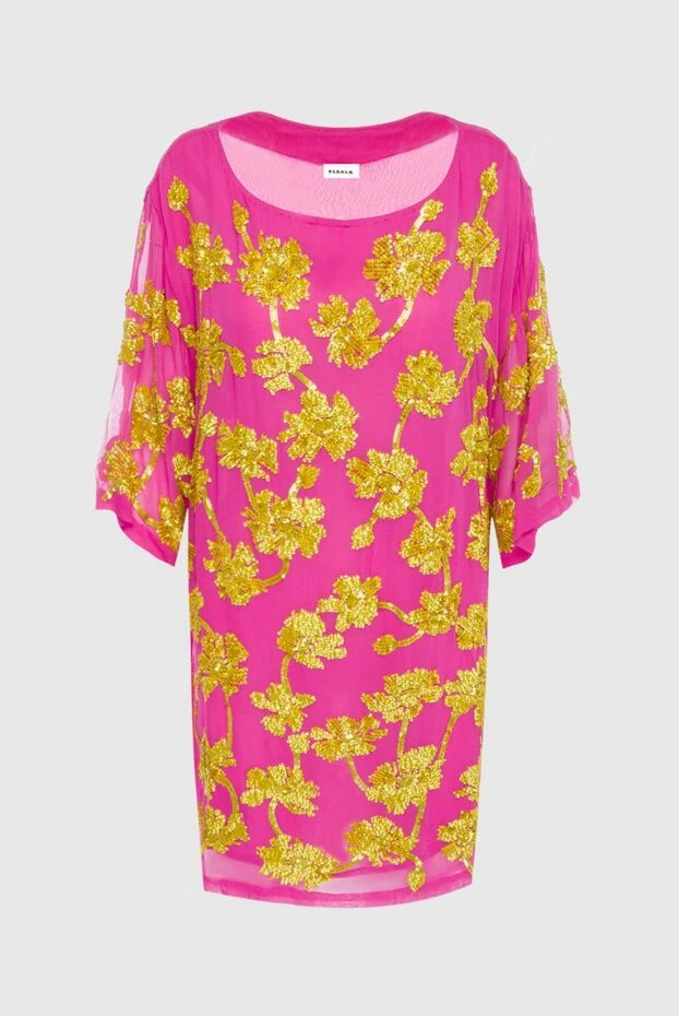 P.A.R.O.S.H. pink viscose dress for women 166215 - photo 1