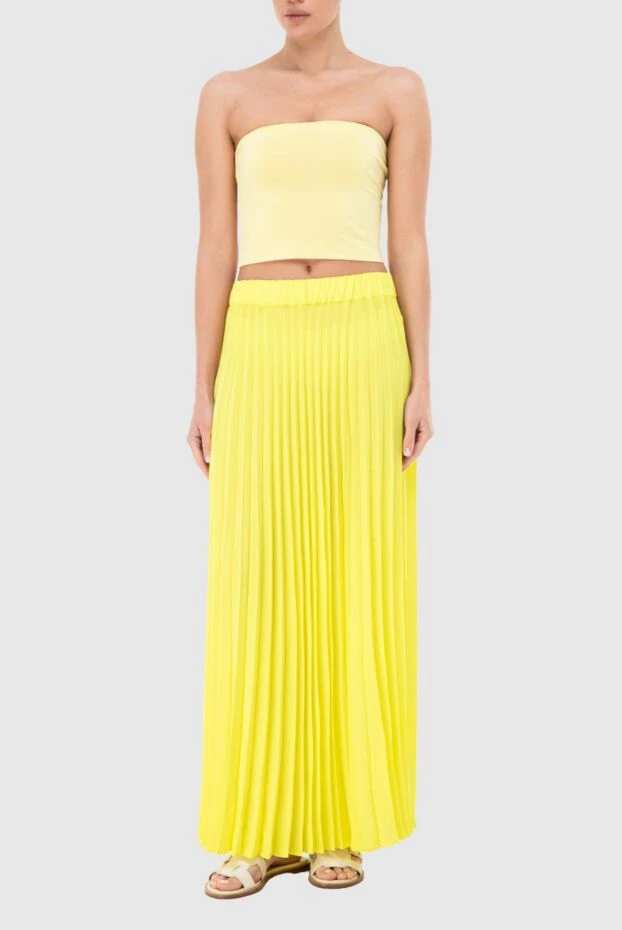 P.A.R.O.S.H. woman yellow polyester skirt for women buy with prices and photos 166235 - photo 2