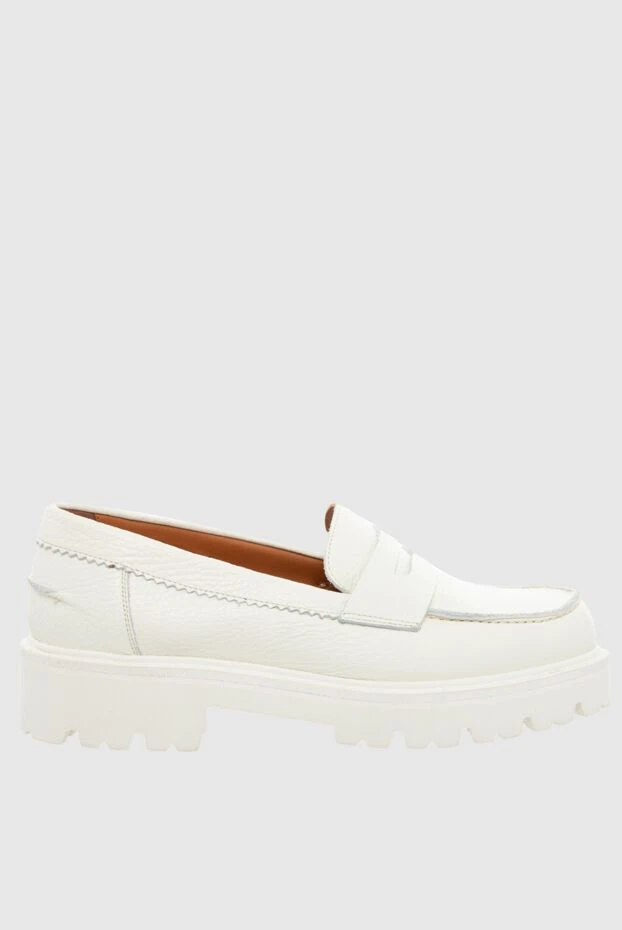 P.A.R.O.S.H. woman white leather loafers for women buy with prices and photos 166236 - photo 1
