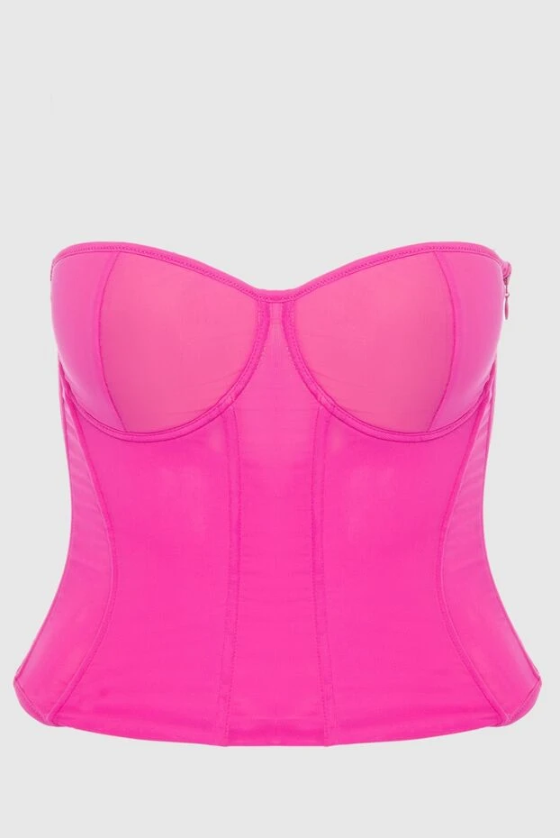 Corset made of polyamide and elastane pink for women