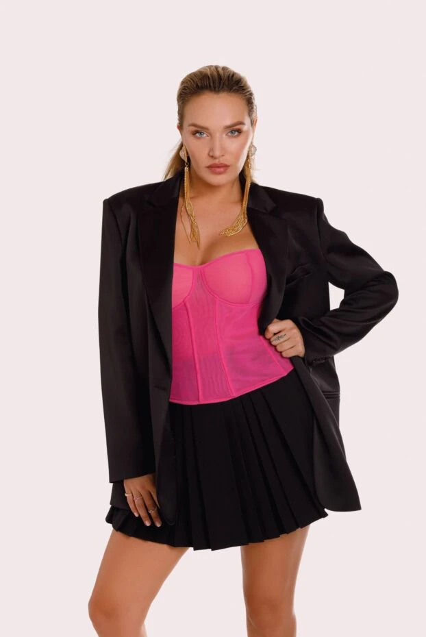 The Andamane corset made of polyamide and elastane pink for women 166259 - photo 2