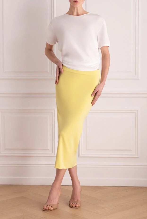 The Andamane woman yellow viscose skirt for women buy with prices and photos 166280 - photo 2