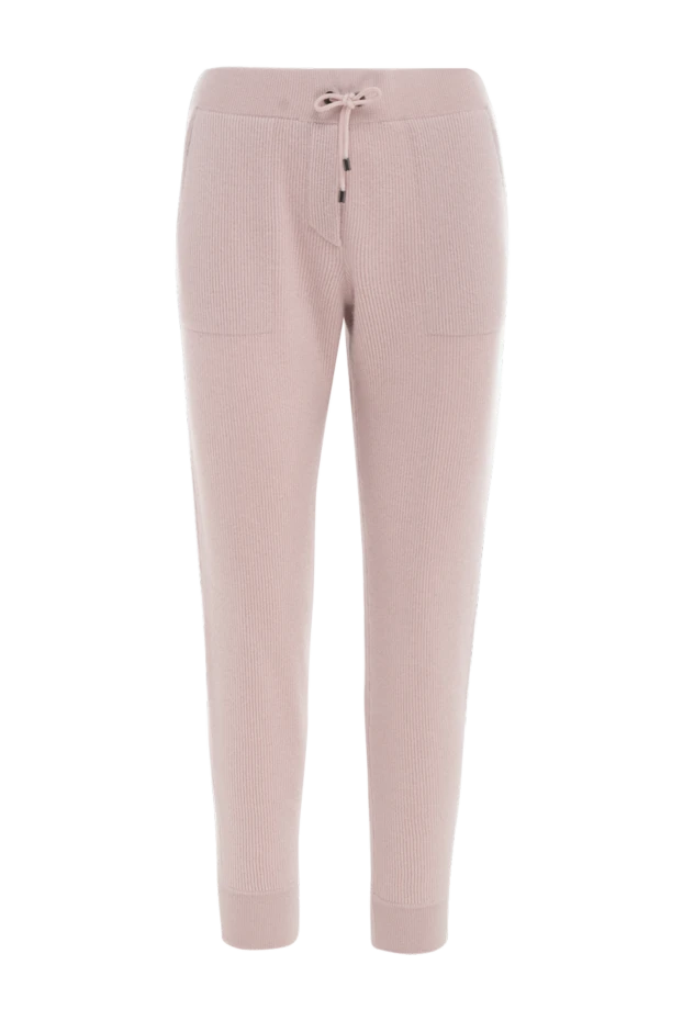 Brunello Cucinelli брюки из кашемира розовые женские 166290 - фото 1