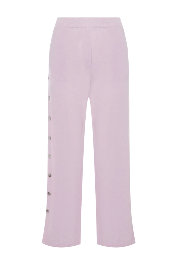 Max&Moi женские брюки из шерсти и кашемира розовые женские купить с ценами и фото 166308 - фото 1