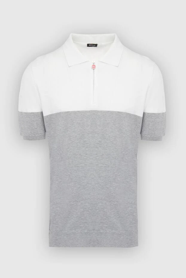 Kiton polo made of cotton white for men 166319 - photo 1