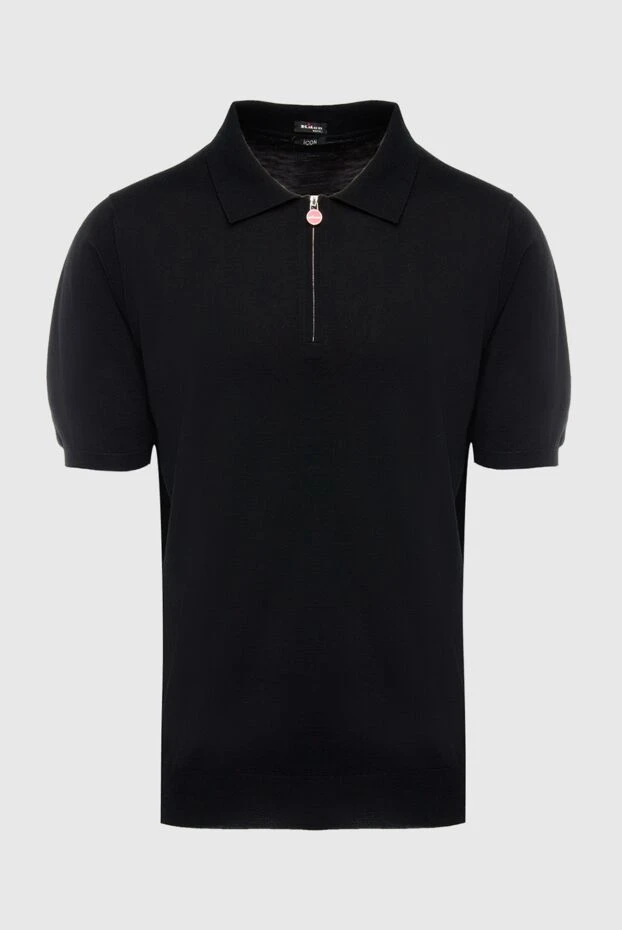 Kiton black cotton polo shirt for men 166325 - photo 1