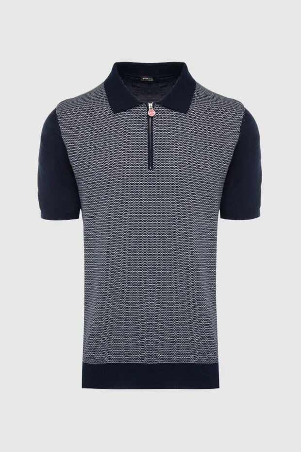 Kiton man cotton polo black for men 166327 - photo 1