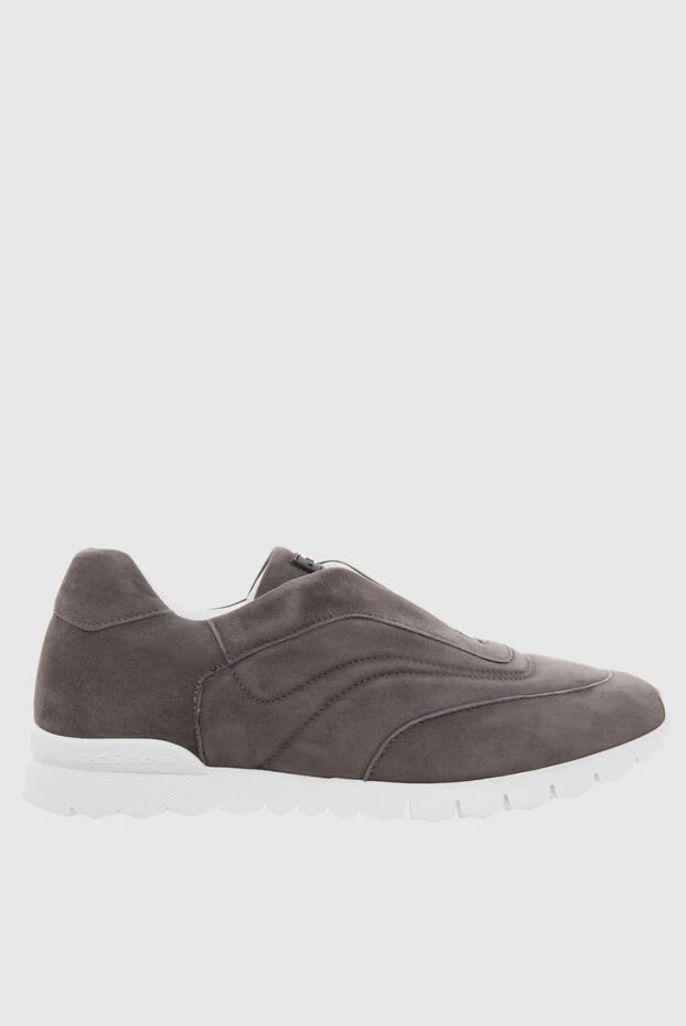 Kiton man gray suede sneakers for men 166350 - photo 1