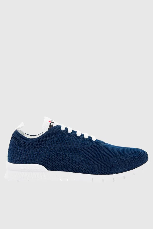 Kiton women's sneakers with a white sole and logo in dark blue 166355 - photo 1