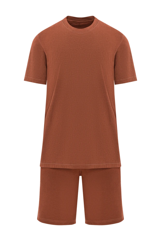 Літній костюм з футболкою та шортами з м'якого трикотажу. - фото 1