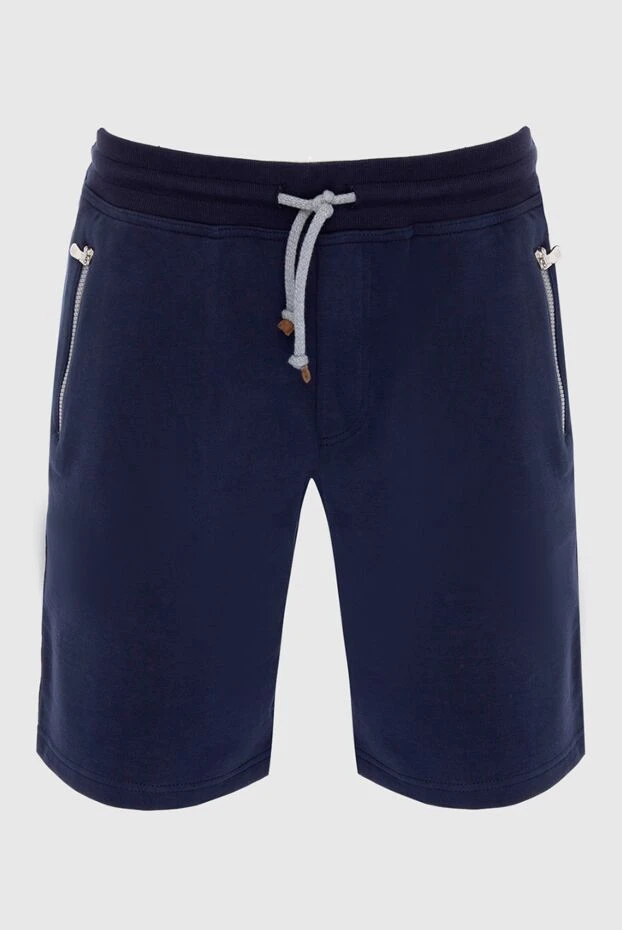 Brunello Cucinelli sports shorts with an elastic waistband and contrasting zippers 196566 - photo 1