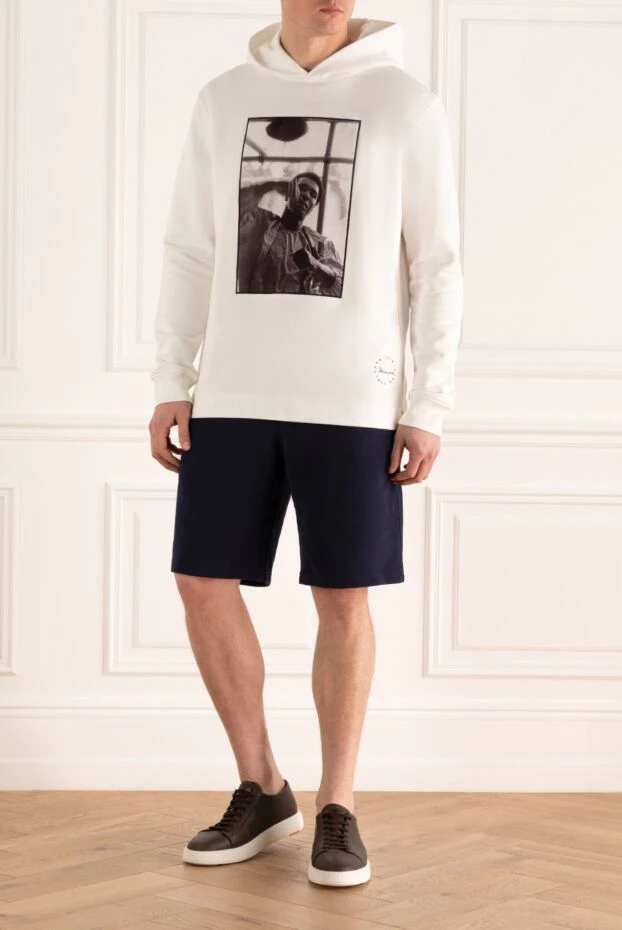Brunello Cucinelli sports shorts with an elastic waistband and contrasting zippers 196566 - photo 2
