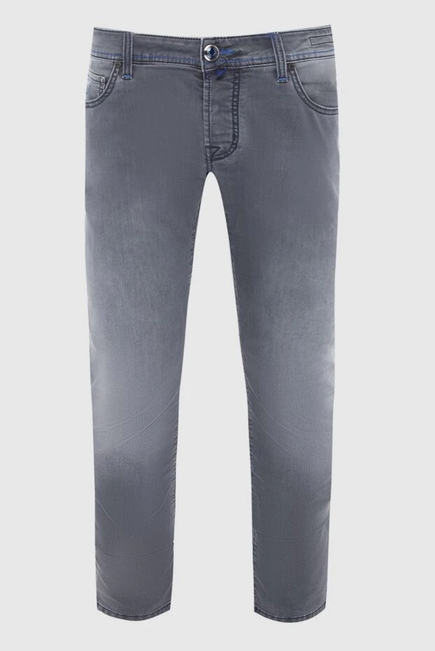 Jacob Cohen мужские джинсы из полиэстера и хлопка серые мужские купить с ценами и фото 166422 - фото 1