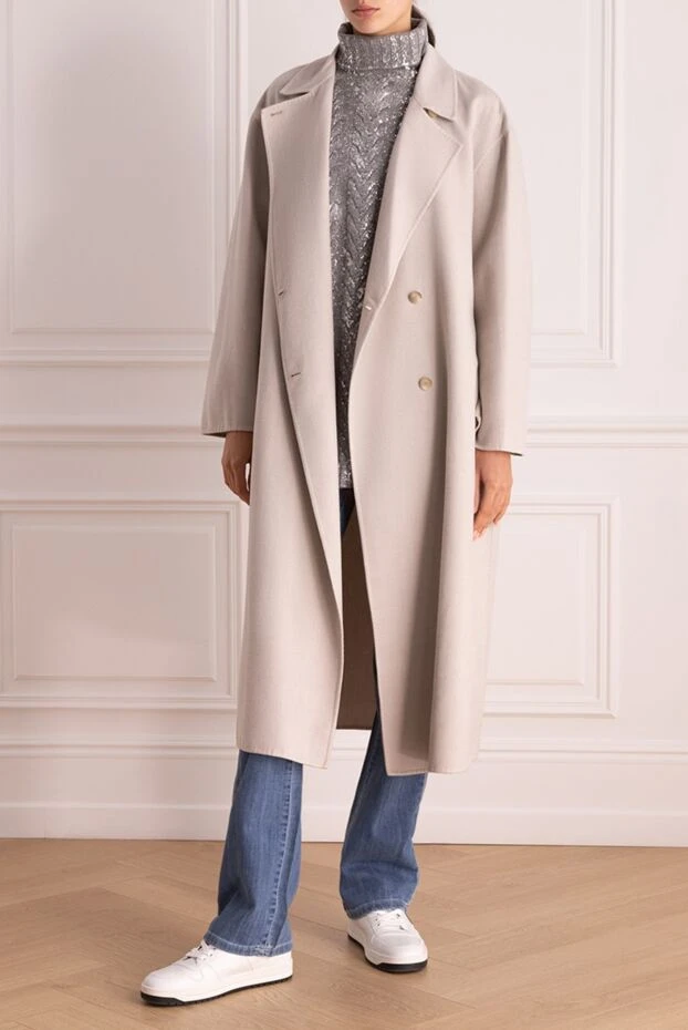 Fabiana Filippi woman beige wool coat for women buy with prices and photos 166426 - photo 2