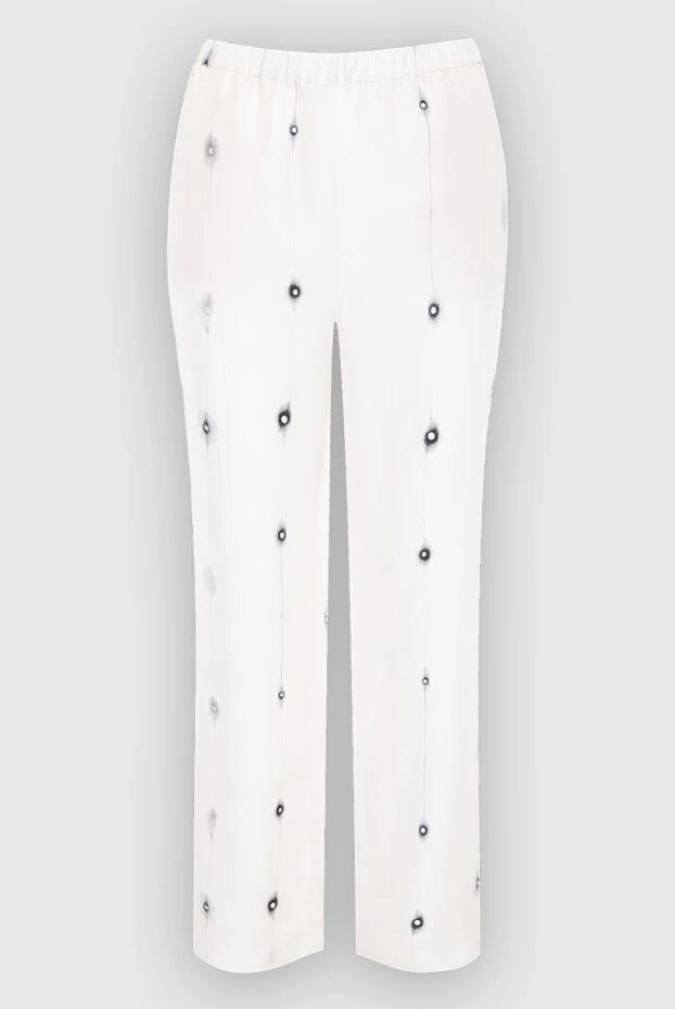 Fabiana Filippi woman white silk trousers for women buy with prices and photos 166431 - photo 1