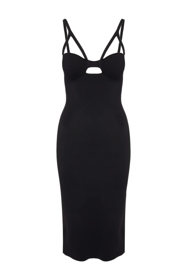 Khaite frida matte jersey dress black 166453 - photo 1