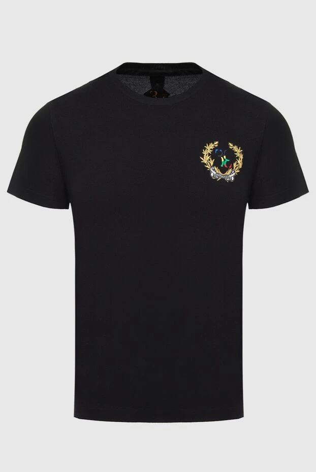 Billionaire black cotton t-shirt for men 166473 - photo 1