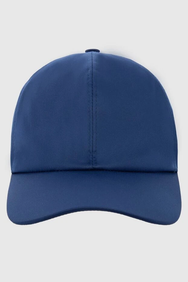 Cesare di Napoli man blue cotton cap for men buy with prices and photos 166491 - photo 1