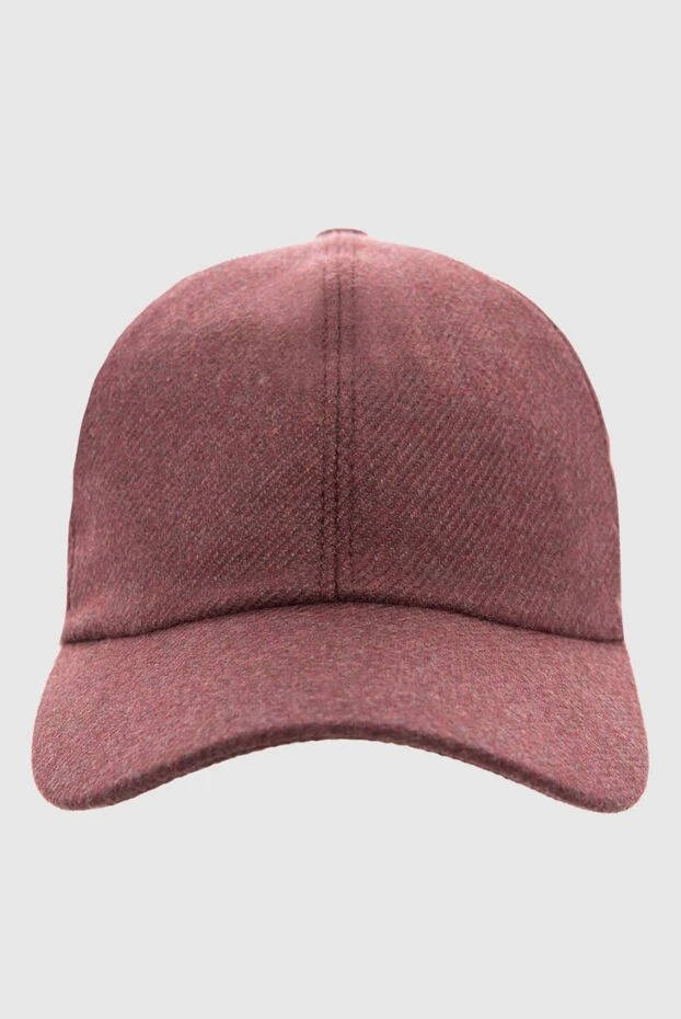 Cesare di Napoli man cashmere cap burgundy for men buy with prices and photos 166495 - photo 1