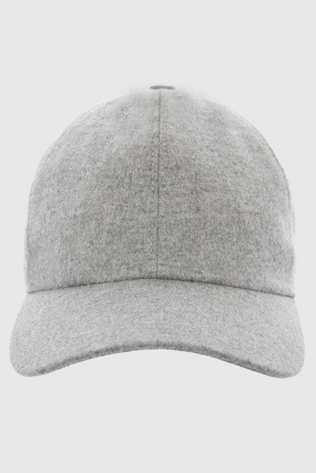 Cesare di Napoli man gray cashmere cap for men buy with prices and photos 166497 - photo 1