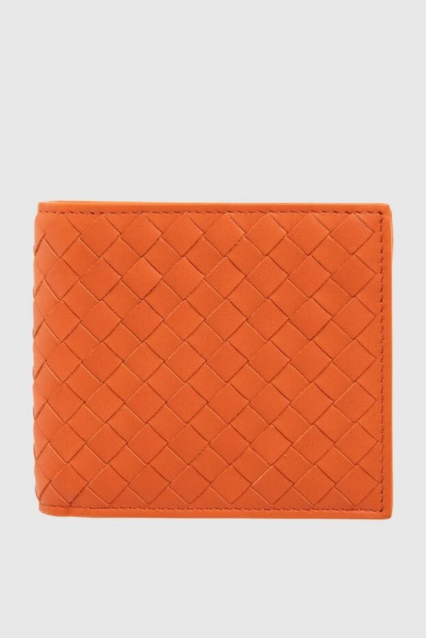 Bottega Veneta orange leather wallet for men 166501 - photo 1