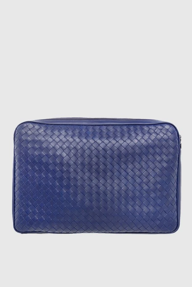 Bottega Veneta blue genuine leather folder for men 166523 - photo 1