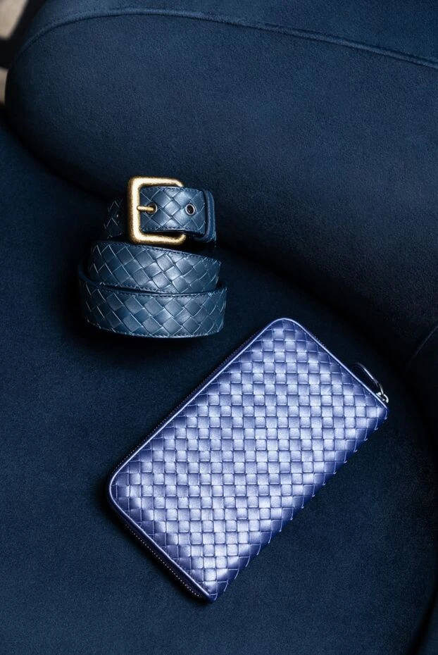 Bottega Veneta green leather belt for men 166531 - photo 3