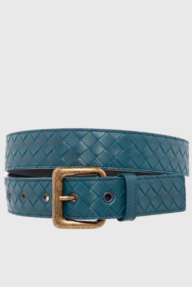 Bottega Veneta man green leather belt for men 166531 - photo 1