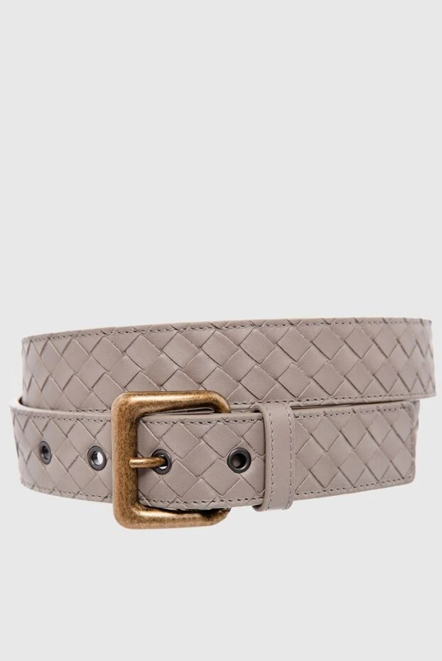 Bottega Veneta man beige leather belt чоловічий buy with prices and photos 166532 - photo 1