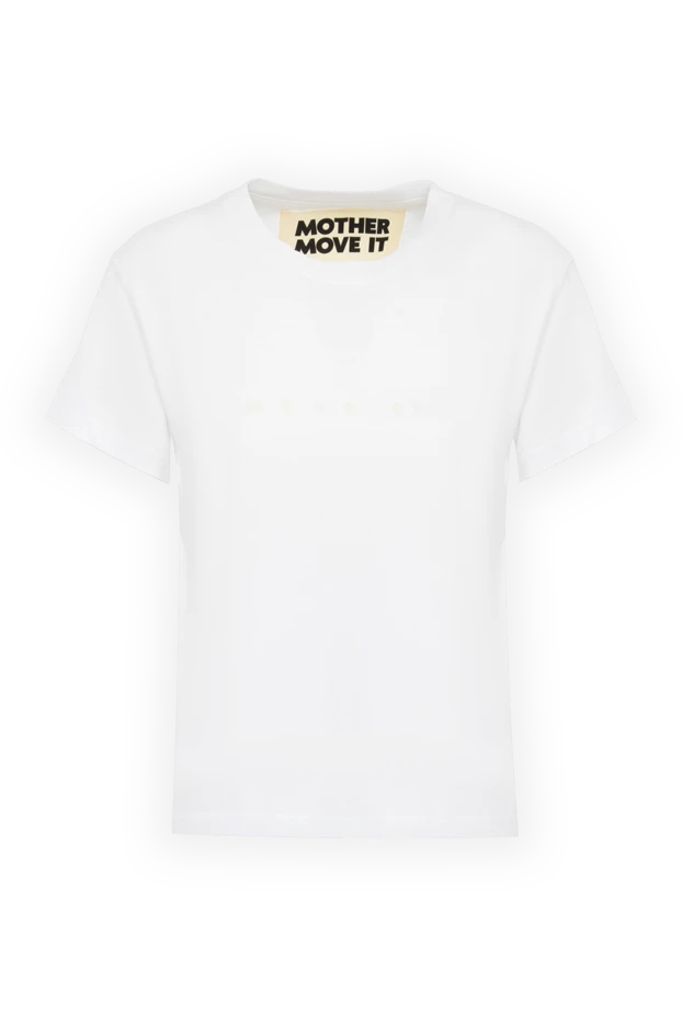 Mother Denim woman white cotton t-shirt for women buy with prices and photos 166664 - photo 1