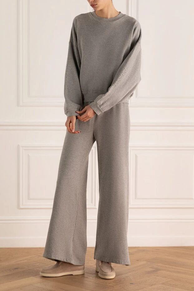 Mother Denim woman women's gray walking suit made of cotton buy with prices and photos 166665 - photo 2