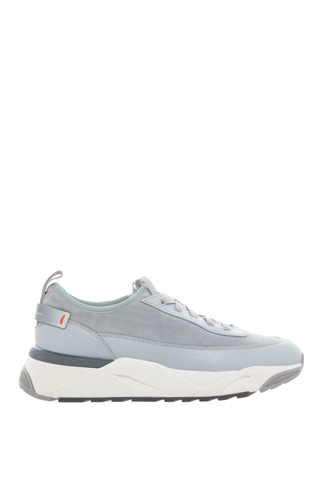 Santoni women's sneakers with a logo in gray 166678 - photo 1