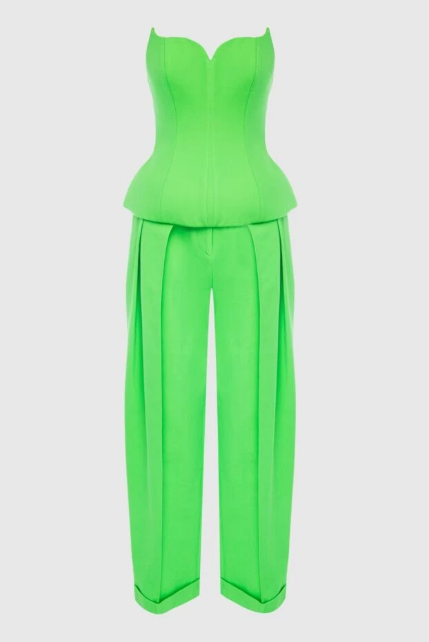 Giuseppe Di Morabito woman green women's trouser suit made of viscose and linen buy with prices and photos 166711 - photo 1